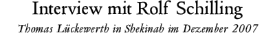 Interview mit Rolf Schilling